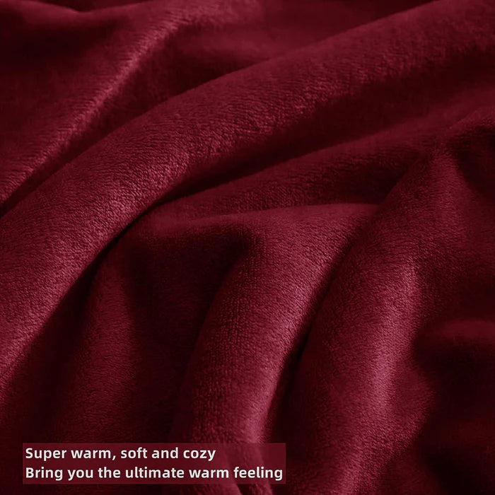 ac fleece plush Blanket red king
